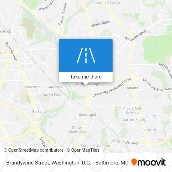 Mapa de Brandywine Street