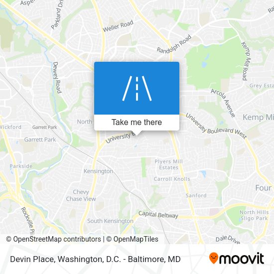 Devin Place map