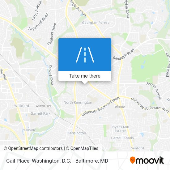 Gail Place map