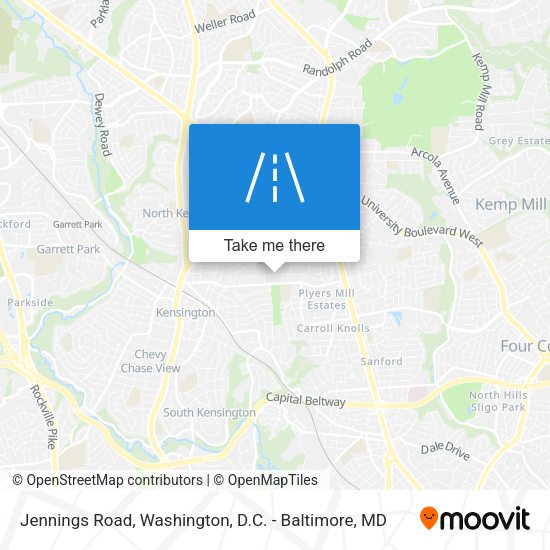 Jennings Road map