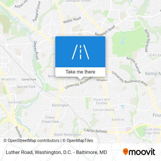 Luther Road map