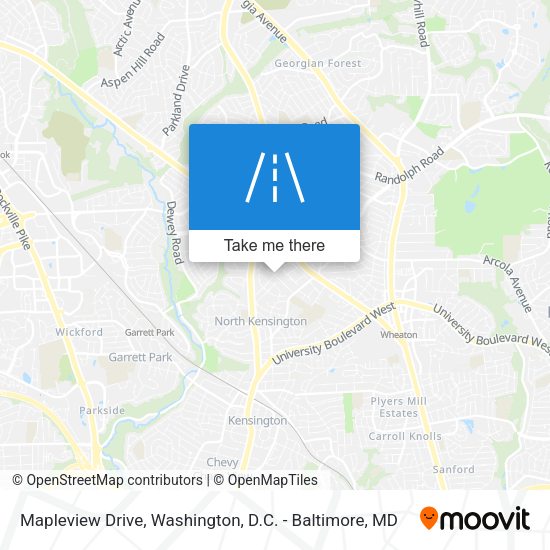 Mapleview Drive map