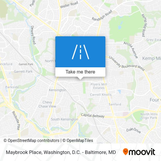 Mapa de Maybrook Place