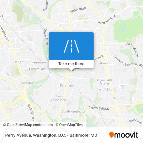 Perry Avenue map
