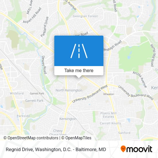 Regnid Drive map