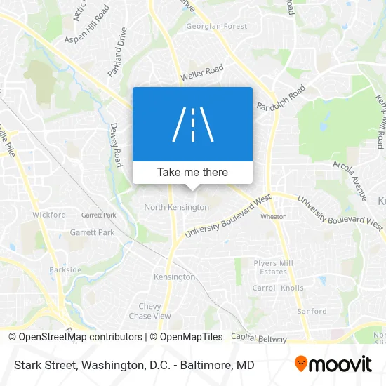 Stark Street map