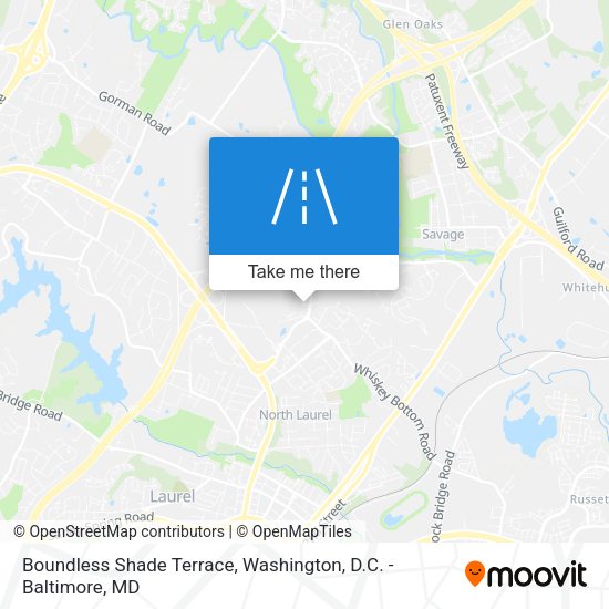 Mapa de Boundless Shade Terrace