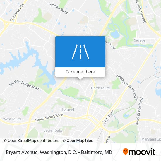 Bryant Avenue map
