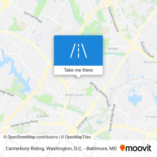 Mapa de Canterbury Riding