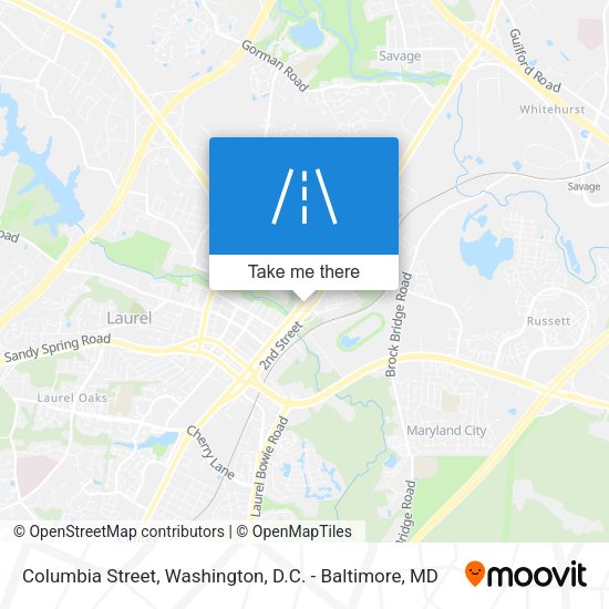 Columbia Street map