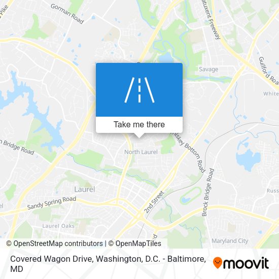 Mapa de Covered Wagon Drive