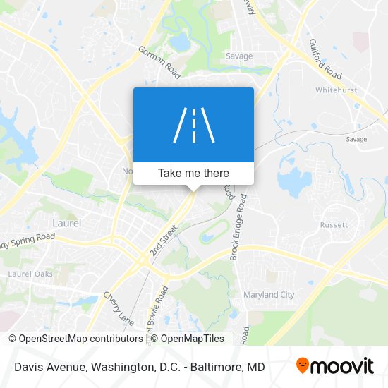 Davis Avenue map
