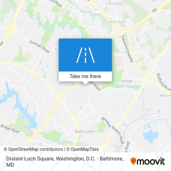 Distant Loch Square map
