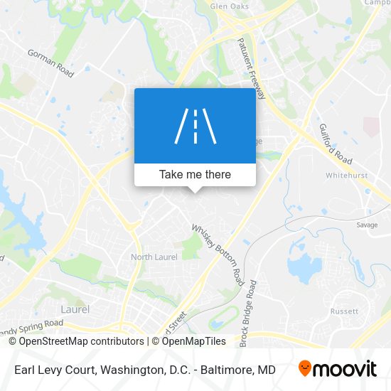 Earl Levy Court map