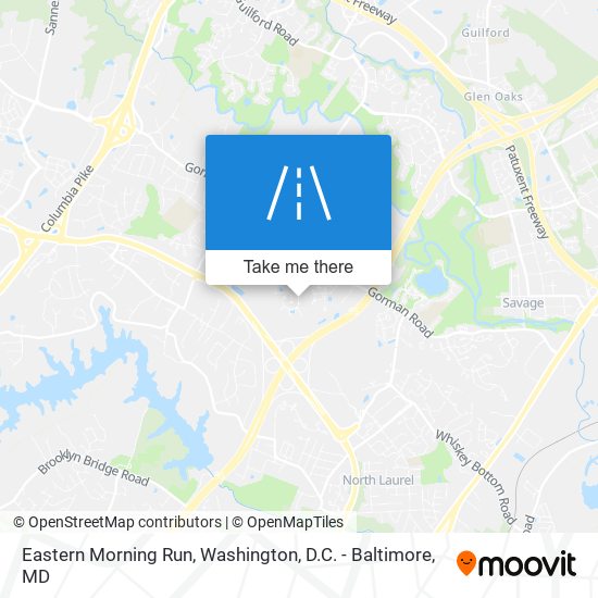 Mapa de Eastern Morning Run