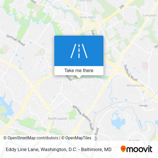 Eddy Line Lane map