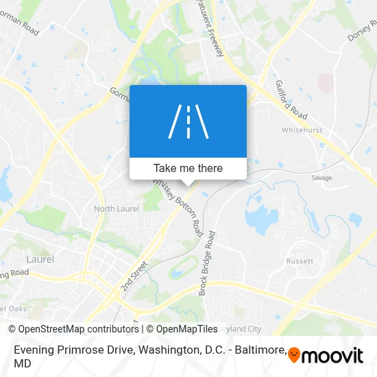 Evening Primrose Drive map