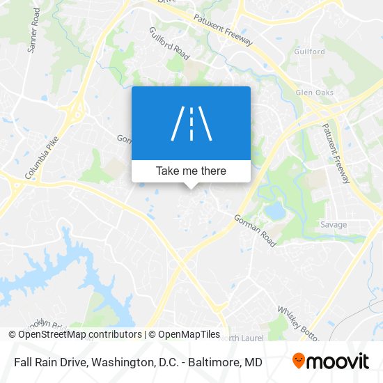 Mapa de Fall Rain Drive