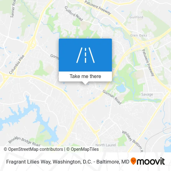 Fragrant Lilies Way map