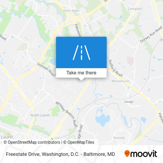Mapa de Freestate Drive