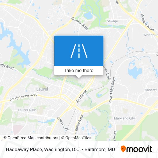 Haddaway Place map