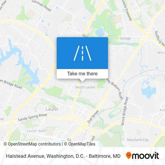 Halstead Avenue map