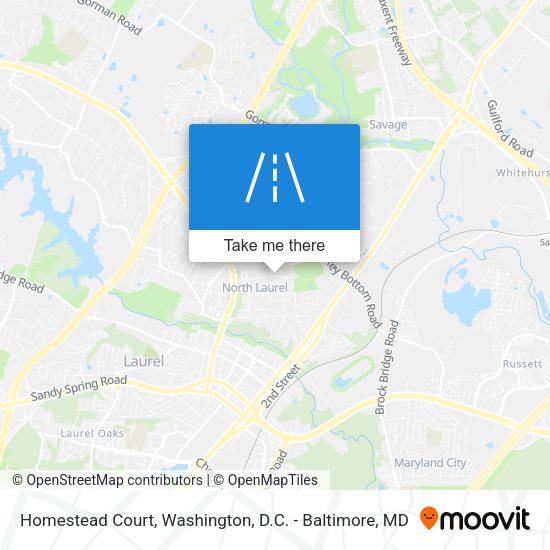 Homestead Court map