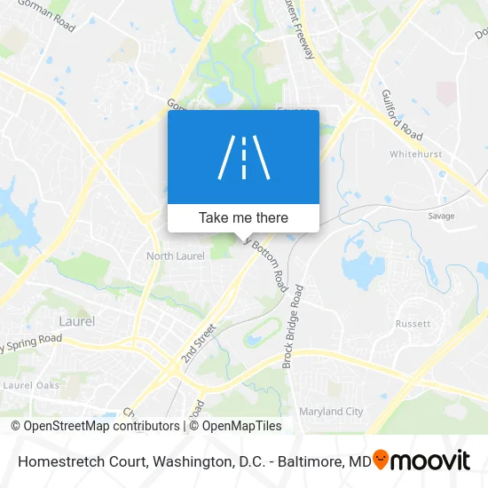 Homestretch Court map