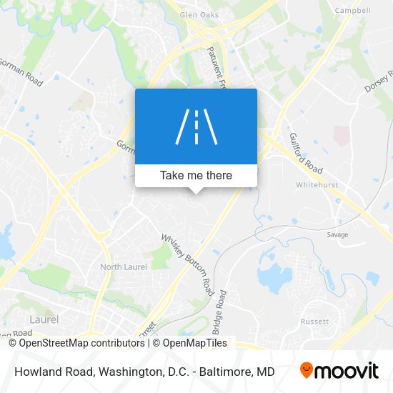 Howland Road map