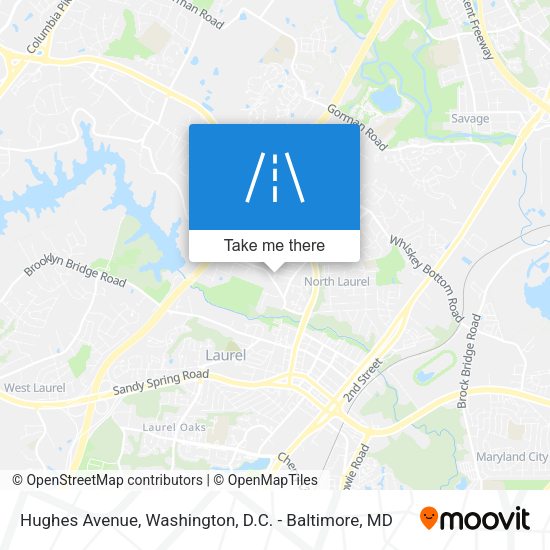 Hughes Avenue map
