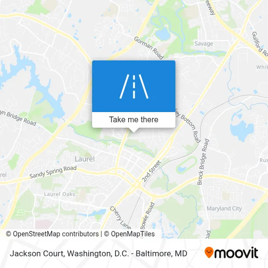 Jackson Court map