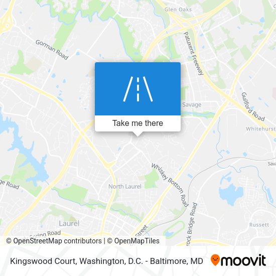Kingswood Court map