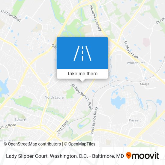 Mapa de Lady Slipper Court