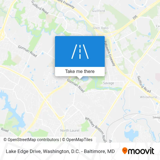 Lake Edge Drive map