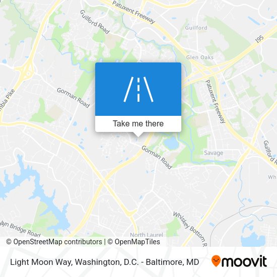Light Moon Way map