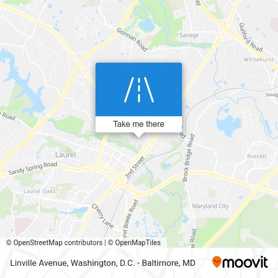 Linville Avenue map