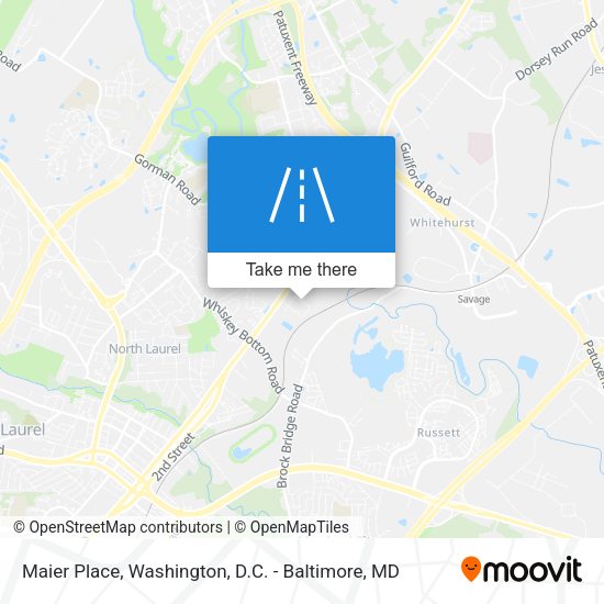 Maier Place map