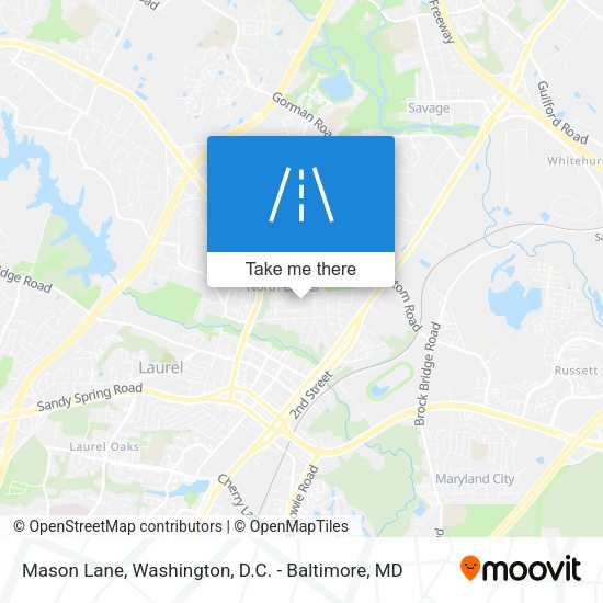 Mason Lane map