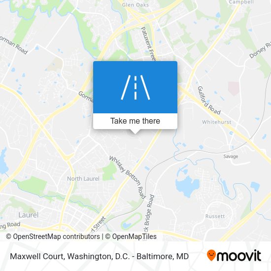 Mapa de Maxwell Court