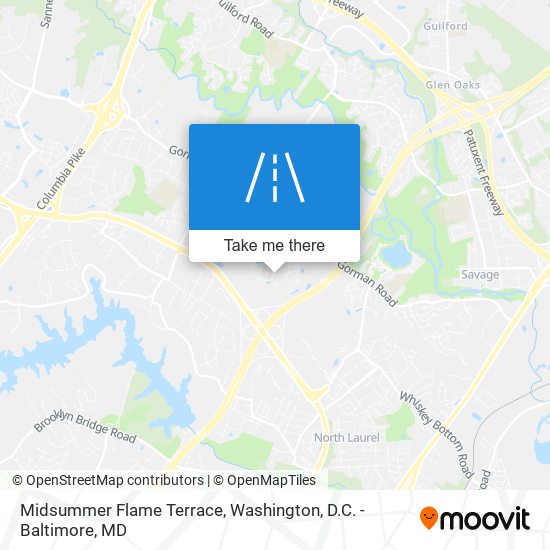 Midsummer Flame Terrace map