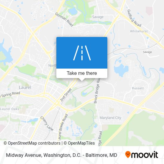 Midway Avenue map