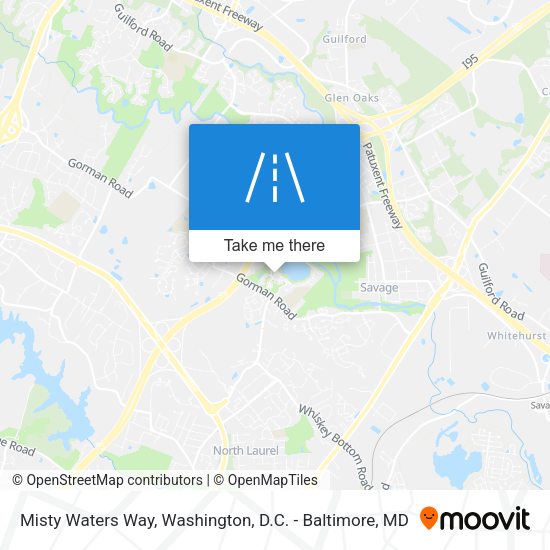 Mapa de Misty Waters Way