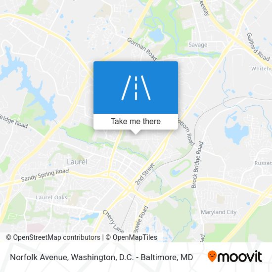 Norfolk Avenue map