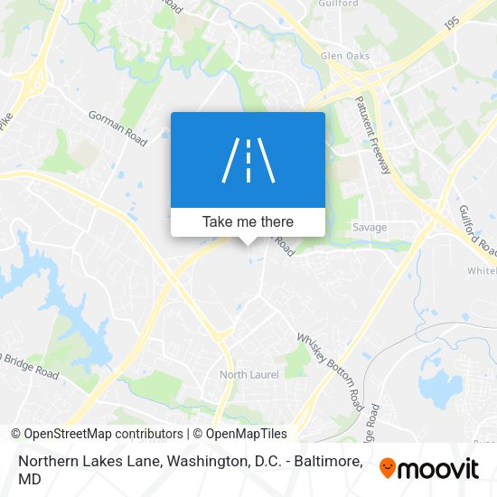 Mapa de Northern Lakes Lane