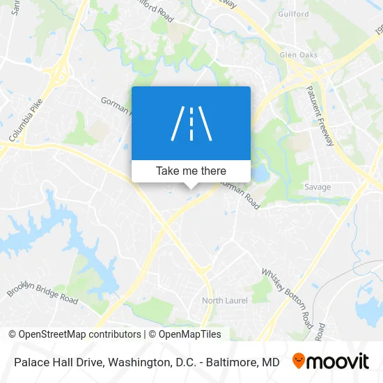 Palace Hall Drive map