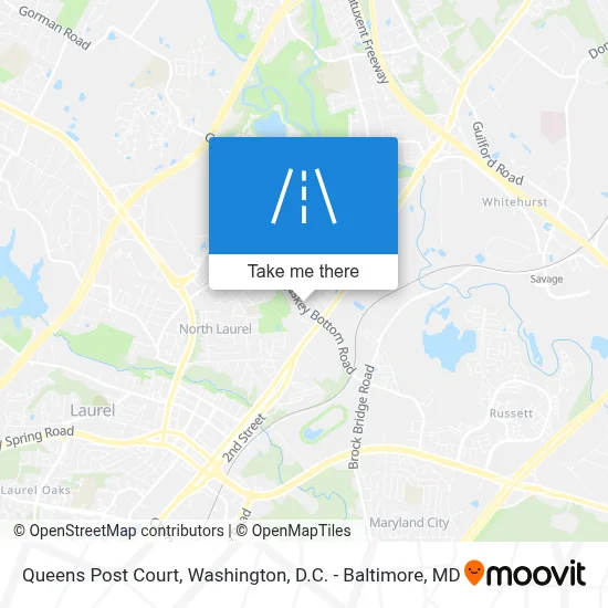 Queens Post Court map