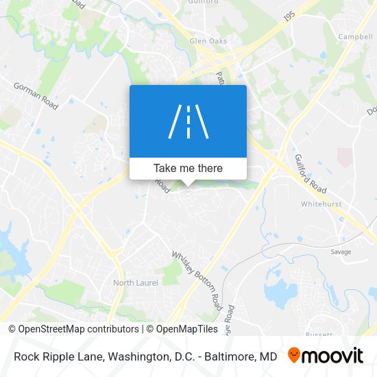 Rock Ripple Lane map