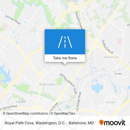 Royal Path Cove map