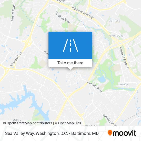 Sea Valley Way map