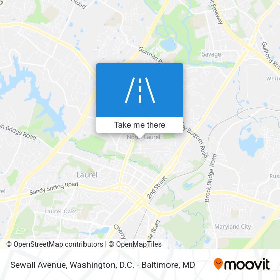 Sewall Avenue map